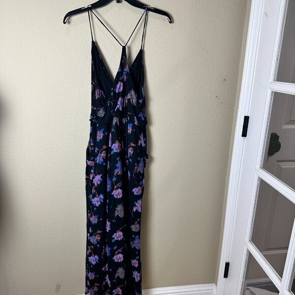 ANTHROPOLOGIE Moulinette Soeurs Black Floral Romper Jumpsuit Size XS - Picture 13 of 14